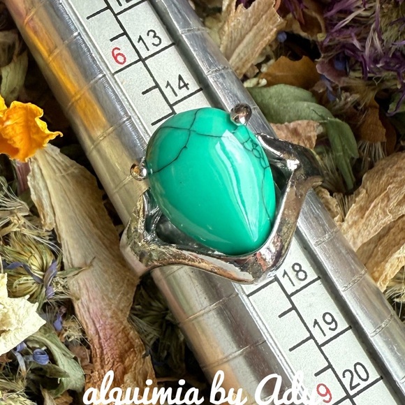 Alquimia Silver and Turquoise Ring - Picture 1 of 1